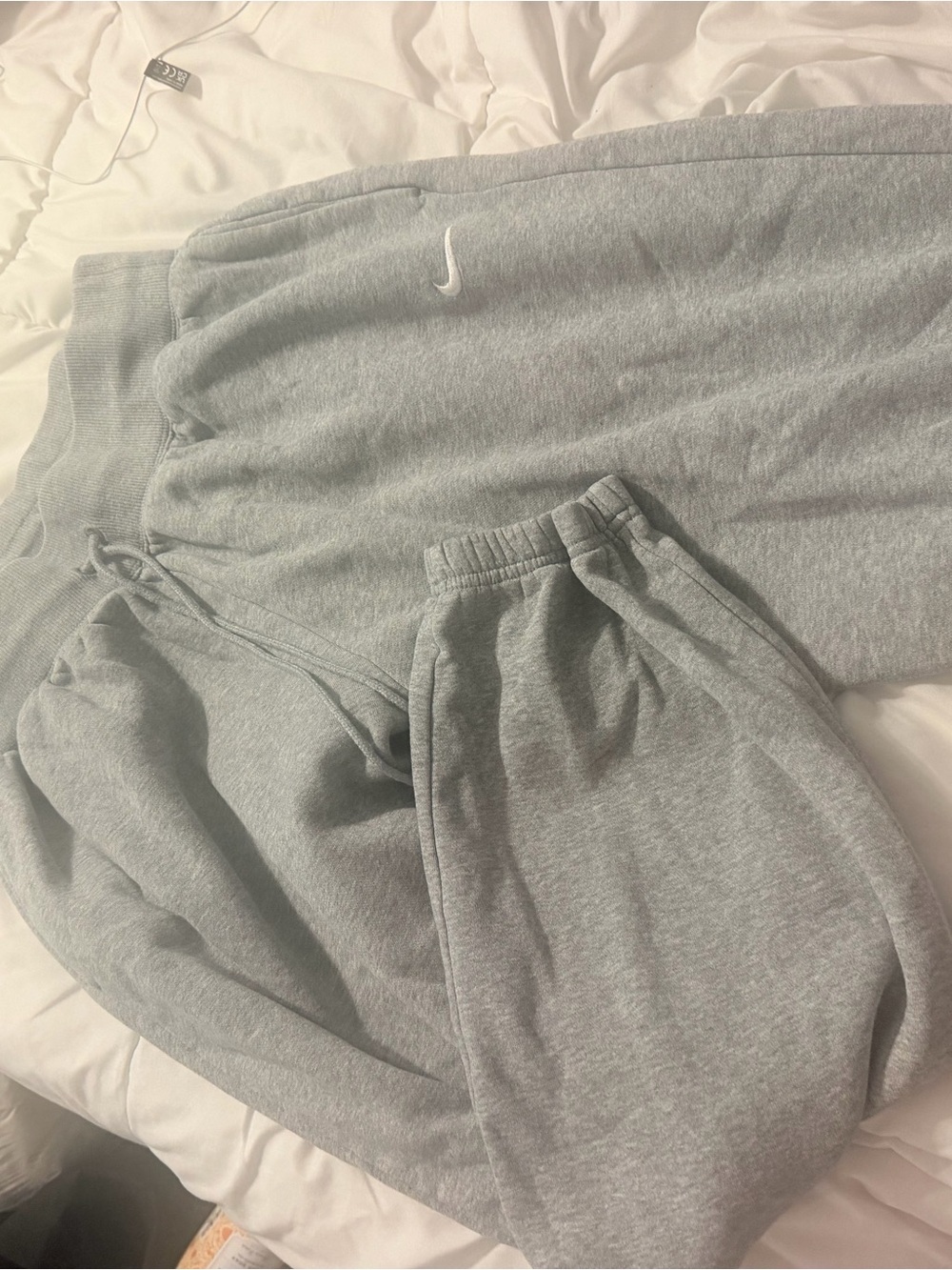 Nike Grey Fleece Sweatpants - Soft Everyday Bottoms